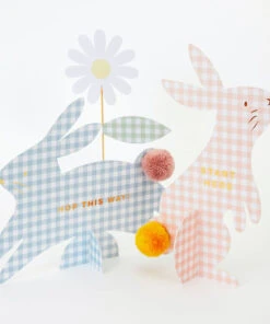 Meri Meri Gingham Bunnies Egg Hunt Kit