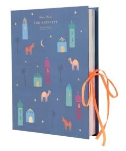 Meri Meri Calendrier de l'avent Crèche en papier sous la forme d'un livre