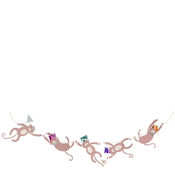 Meri Meri Monkey Garland Card 3 Meri Meri Monkey Garland Card