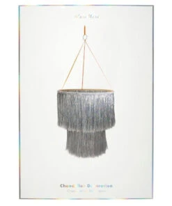 Meri Meri Silber Glitzer Kronleuchter