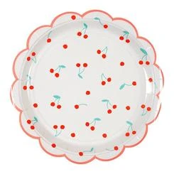 Meri Meri Cherry Plates Large