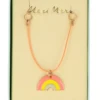 Meri Meri Enamel Rainbow Necklace 2 Meri Meri Enamel Rainbow Necklace