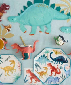 Meri Meri Stegosaurus Platters
