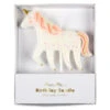Meri Meri Unicorn Candle 1 Meri Meri Unicorn Candle