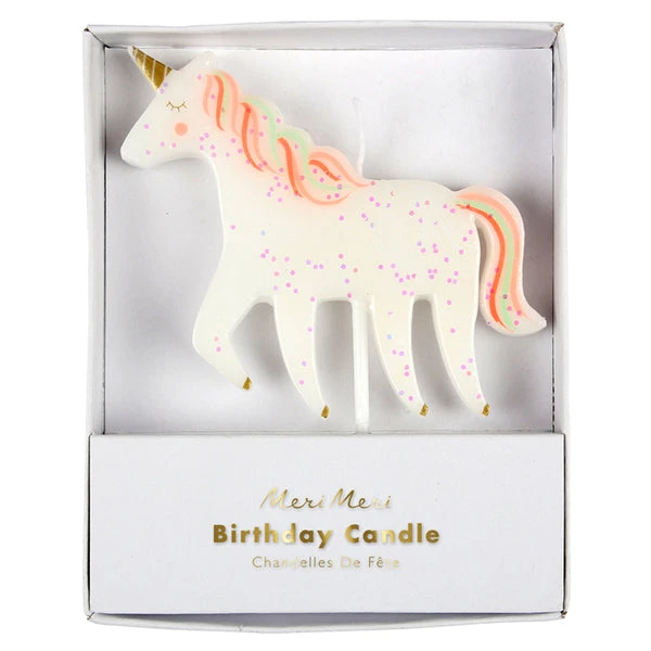 Meri Meri Unicorn Candle 3 Meri Meri Unicorn Candle