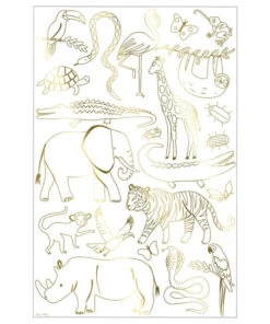 Meri Meri Jungle Coloring Poster