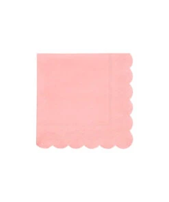 Meri Meri Neon Coral Small Napkins Set Of 20