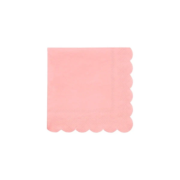 Meri Meri Neon Coral Small Napkins Set Of 20 3 Meri Meri Neon Coral Small Napkins Set Of 20