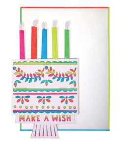 Meri Meri Make A Wish Cake Card