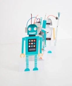 Meri Meri Robot Concertina Card - Happy Birthday