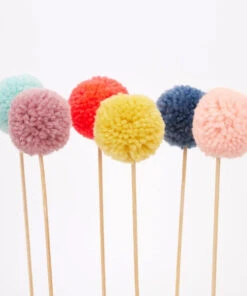 Meri Meri Multi Pompom Cake Toppers