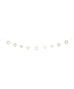 Meri Meri Gold Star Glitter Mini Garland