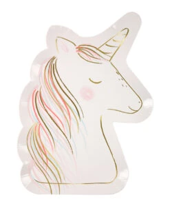 Meri Meri Pack of 8 Magical Unicorn Plates