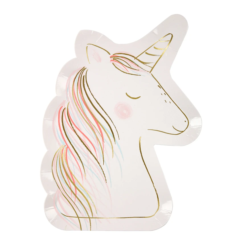 Meri Meri Pack of 8 Magical Unicorn Plates 3 Meri Meri Pack of 8 Magical Unicorn Plates
