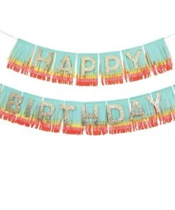 Meri Meri Birthday Letter Fringe Bunting