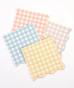 Meri Meri Gingham Large Napkins