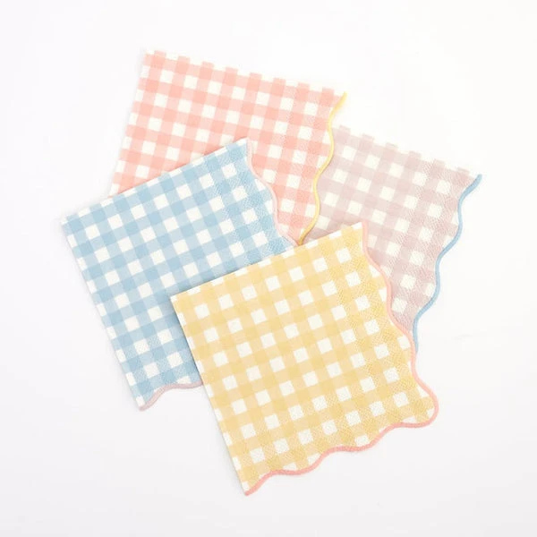 Meri Meri Gingham Large Napkins 3 Meri Meri Gingham Large Napkins