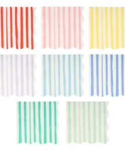 Meri Meri Mixed Stripe Napkins L