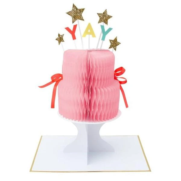 Meri Meri Yay Cake Stand Up Card 3 Meri Meri Yay Cake Stand Up Card