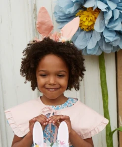 Meri Meri Embellished Gingham Bunny Headband