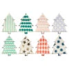 Meri Meri Patterned Christmas Tree Plates