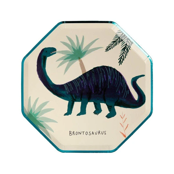 Meri Meri Dinosaur Kingdom Side Plates 4 Meri Meri Dinosaur Kingdom Side Plates
