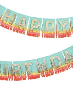 Meri Meri Birthday Letter Fringe Bunting