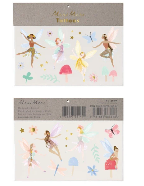 Meri Meri Delicate Fairy Large Tattoos 3 Meri Meri Delicate Fairy Large Tattoos