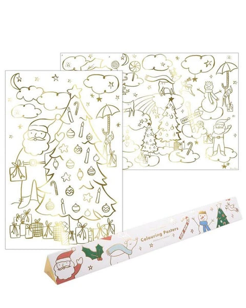 Meri Meri Colouring Posters Christmas 3 Meri Meri Colouring Posters Christmas