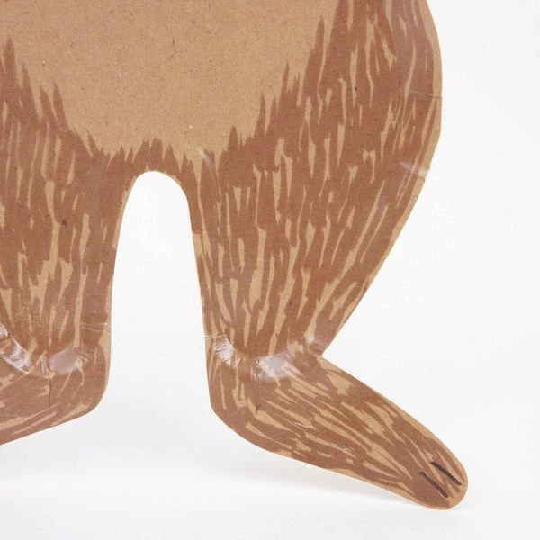 Meri Meri Brown Bear Large Plates 4 Meri Meri Brown Bear Large Plates