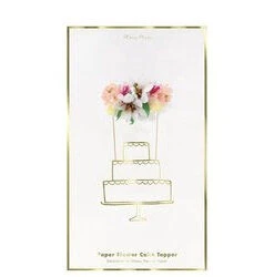 Meri Meri Paper Flower Cake Topper