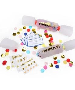 Meri Meri Hooray Confetti Small Crackers Set Of 6