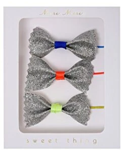 Meri Meri Sparkly Silver Clips