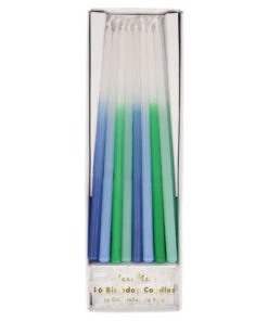 Meri Meri Blue Dipped Tapered Candles