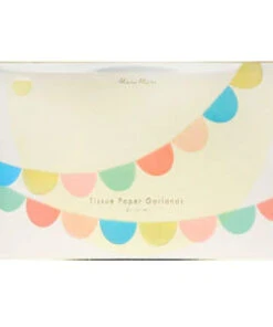 Meri Meri Rainbow Tissue Paper Scalloped Garland
