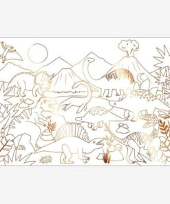 Meri Meri Dinosaur Kingdom Colouring Posters (set Of 2)