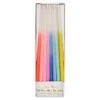 Meri Meri Rainbow Dipped Tapered Candles 1 Meri Meri Rainbow Dipped Tapered Candles