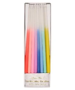 Meri Meri Rainbow Dipped Tapered Candles