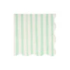 Meri Meri Mint Stripe Napkins L 2 Meri Meri Mint Stripe Napkins L