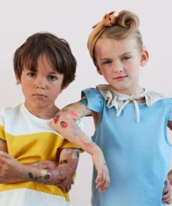 Meri Meri Neon Rainbows Large Tattoos