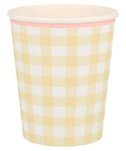 Meri Meri Pack of 12 Gingham Cups