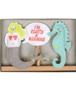 Meri Meri Finger Puppets Mermaid Seahorse