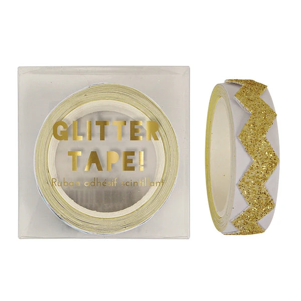 Meri Meri Gold Glitter Chevron Tape 3 Meri Meri Gold Glitter Chevron Tape