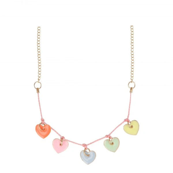 Meri Meri Enamel Hearts Necklace 3 Meri Meri Enamel Hearts Necklace