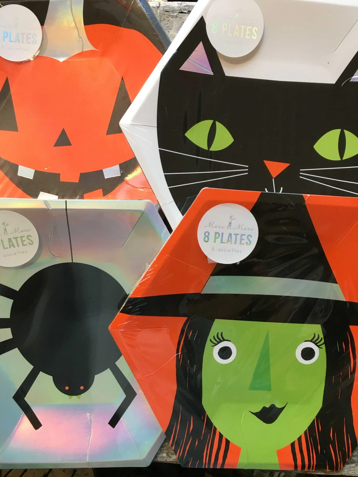 Meri Meri Pack Of 8 Paper Plate In Four Design 3 Meri Meri Pack Of 8 Paper Plate In Four Design