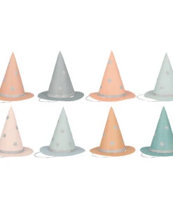 Meri Meri Pack of 8 Mini Pastel Witch Hat