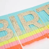 Meri Meri Rainbow Happy Birthday Fringe Garland
