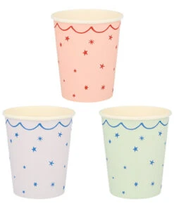 Meri Meri Star Pattern Cups
