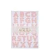 Meri Meri Pink Glitter Alphabet Stickers