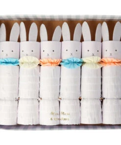Meri Meri Fringed Bunny Crackers Set Of 6